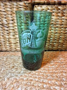 Seattle Sonics 1996 Western Conference Champions Green Pub Glass